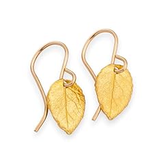Tiny leaf earrings for sale  Delivered anywhere in USA 