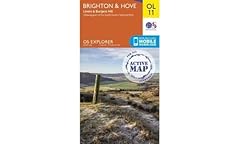 Brighton hove map for sale  Delivered anywhere in UK