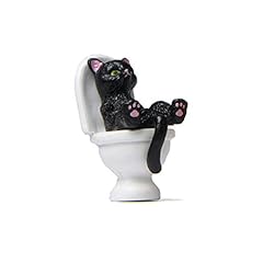 Toilet cat figurine for sale  Delivered anywhere in UK