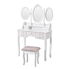 Vanity makeup table for sale  Delivered anywhere in Ireland