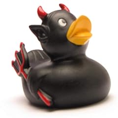 Badeente teufel schwarz gebraucht kaufen  Wird an jeden Ort in Deutschland