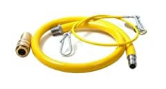 CATERQUIP Yellow Catering Gas Hose 1/2" X 1000mm With for sale  Delivered anywhere in UK