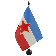 Bandiera tavolo jugoslavia usato  Spedito ovunque in Italia 
