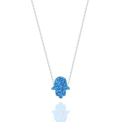 Blue opal hamsa for sale  Delivered anywhere in USA 