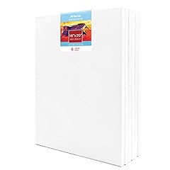 Artecho 16x20 Inch Stretched Canvas, White Blank 6 for sale  Delivered anywhere in Canada