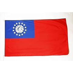 Flag bandiera birmania usato  Spedito ovunque in Italia 