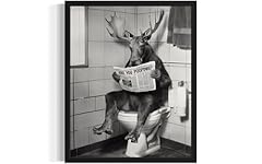Moose bathroom wall for sale  Delivered anywhere in USA 