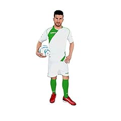LEGEA Completo Completino Kit Nairobi Calcio Calcetto Giocatore Player TORNEO Sport Bianco-Verde Taglia L usato  Spedito ovunque in Italia 