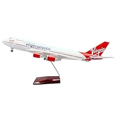 JHSHENGSHI 747-400 Virgin Atlantic Model with Lights for sale  Delivered anywhere in UK