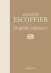 guide culinaire escoffier d'occasion  Livré partout en France