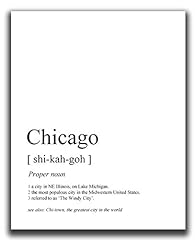Chicago wall decor for sale  Delivered anywhere in USA 