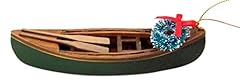 Wooden painted canoe for sale  Delivered anywhere in USA 