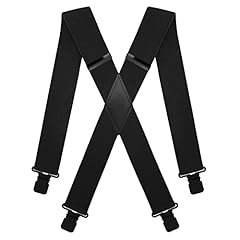 Kricjyh black suspenders for sale  Delivered anywhere in USA 