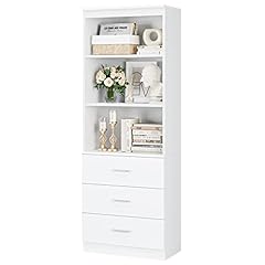 Fotosok white bookshelf for sale  Delivered anywhere in USA 