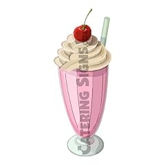 Milkshake cartoon sticker for sale  Delivered anywhere in Ireland