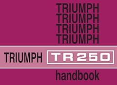 Triumph tr250 handbook for sale  Delivered anywhere in USA 
