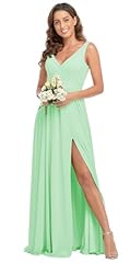 Mint green chiffon for sale  Delivered anywhere in USA 