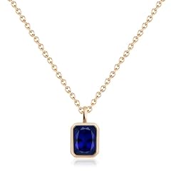 Sapphire necklace 14k for sale  Delivered anywhere in USA 