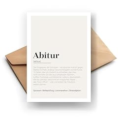 Abitur definition klappkarte gebraucht kaufen  Wird an jeden Ort in Deutschland