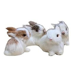 Dsxnklnd 1/4Pcs Simulation Realistic Rabbit Lifelike for sale  Delivered anywhere in Canada