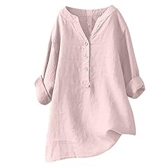 Linen shirt women for sale  Delivered anywhere in UK