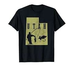 Utah Fly Fishing vintage State Map Trout Salmon Fisherman for sale  Delivered anywhere in USA 