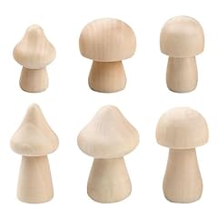30pcs wooden mushroom for sale  Delivered anywhere in Ireland
