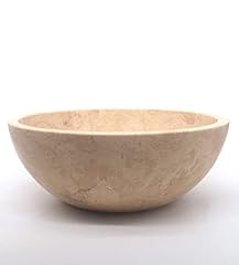 Handmade travertine round for sale  Delivered anywhere in UK