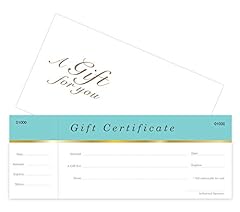 Blank gift certificates for sale  Delivered anywhere in USA 