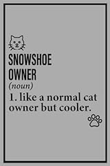 Snowshoe cat notebook for sale  Delivered anywhere in UK