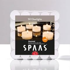 Tealights candles clear for sale  Delivered anywhere in UK