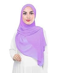 foulard mousseline violet d'occasion  Livré partout en France