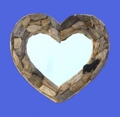 Sunlover driftwood heart for sale  Delivered anywhere in UK