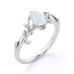 White opal engagement for sale  Delivered anywhere in UK