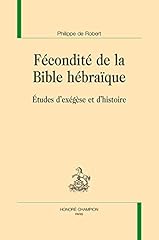 Fecondite bible hebraique d'occasion  Livré partout en France