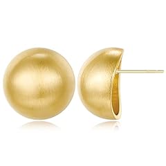 Gold stud earrings for sale  Delivered anywhere in USA 
