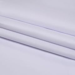 Plain white fabric for sale  Delivered anywhere in UK