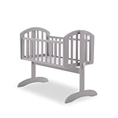Obaby Sophie Swinging Crib, Warm Grey for sale  Delivered anywhere in UK