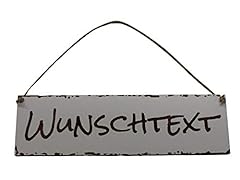 Wunschtext schild shabby gebraucht kaufen  Wird an jeden Ort in Deutschland