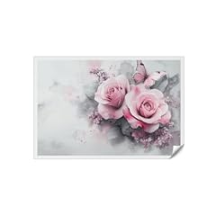 Eruoertrd watercolor rose for sale  Delivered anywhere in USA 