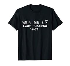 1943 Lee Enfield No.4 Mk1 Long branch Markings T Shirt for sale  Delivered anywhere in USA 