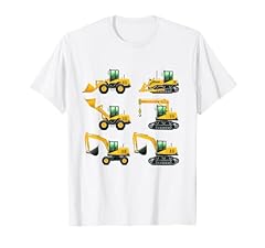 Construction digger tshirt for sale  Delivered anywhere in UK