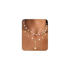 Shell charm necklace for sale  Delivered anywhere in USA 