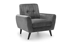 Julian Bowen Sofas, Dark Grey, Chair for sale  Delivered anywhere in UK