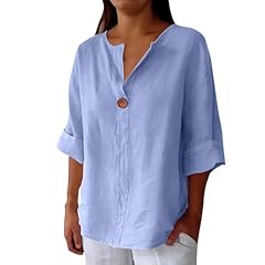 Ladies linen tops for sale  Delivered anywhere in UK