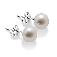 Pearl earrings 8mm for sale  Delivered anywhere in UK