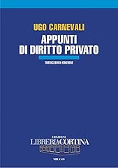 Appunti diritto privato usato  Spedito ovunque in Italia 