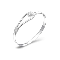 Elegant silver bracelet for sale  Delivered anywhere in UK