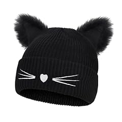 Women cat beanie for sale  Delivered anywhere in USA 