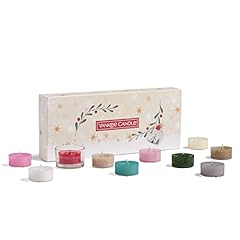 Yankee Candle Set regalo | 10 tea light e 1 supporto per tea light | Collezione Snow Globe Wonderland | Regalo perfetto per donne usato  Spedito ovunque in Italia 